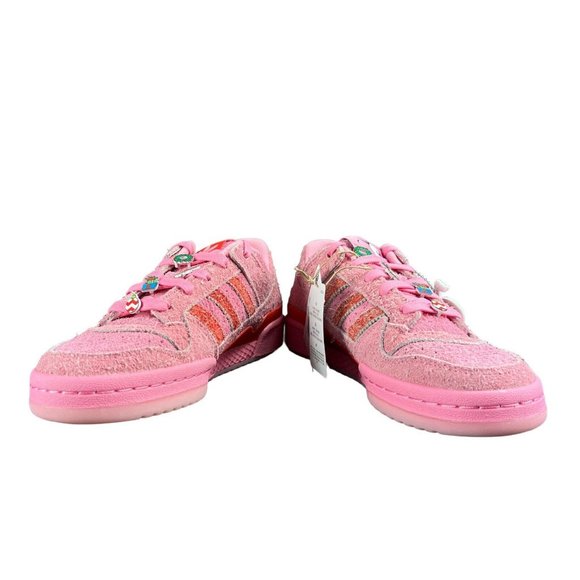 Adidas Forum Low CL The Grinch Bliss Pink Bright Red Shoes ID8895 Women's Size 7 - Picture 8 of 10